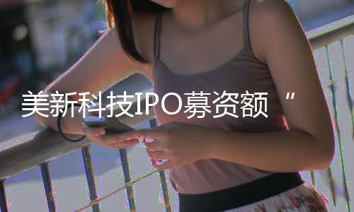 美新科技IPO募资额“被腰斩”，林氏家族被质疑是美国人来圈钱